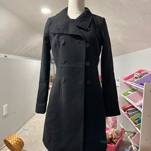 Zara TF Black Coat Small used